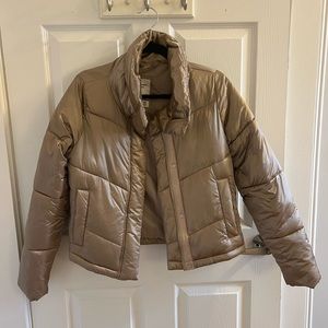 Abercrombie Satin Mini Puffer
